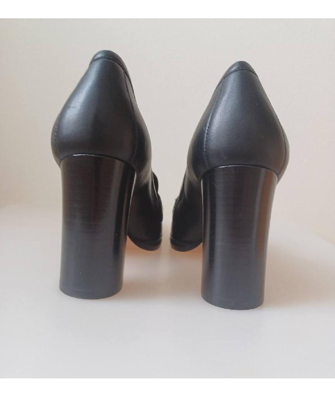 GIANVITO ROSSI Черные кожаные туфли, фото 4