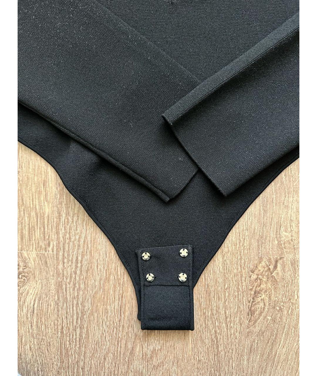 GAUGE81 Черная вискозная блузы, фото 5