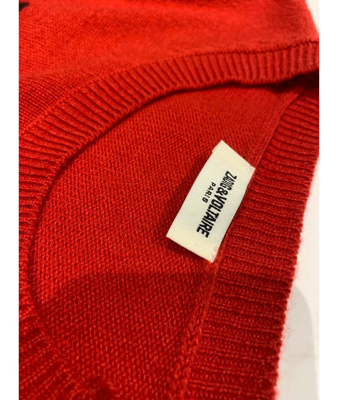 ZADIG & VOLTAIRE Красный шерстяной джемпер / свитер, фото 3