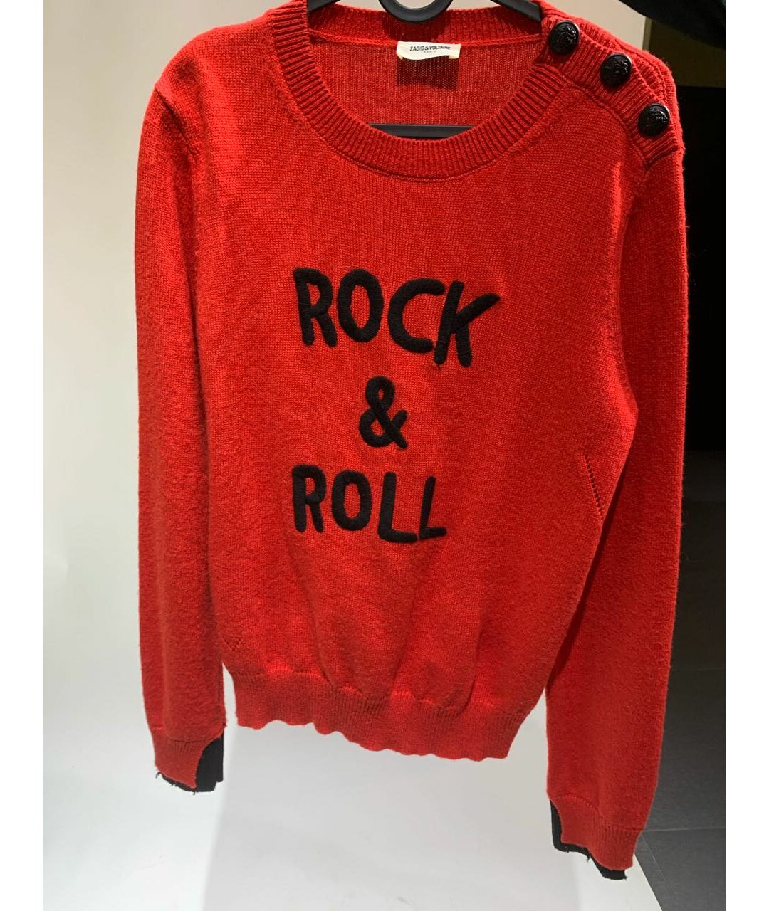 ZADIG & VOLTAIRE Красный шерстяной джемпер / свитер, фото 8