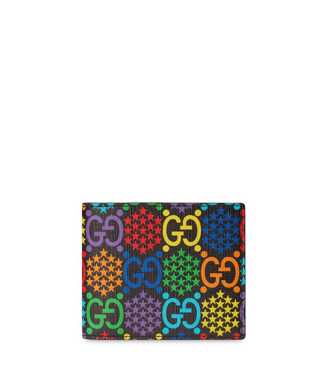 GUCCI Черный кожаный кошелек, фото 4