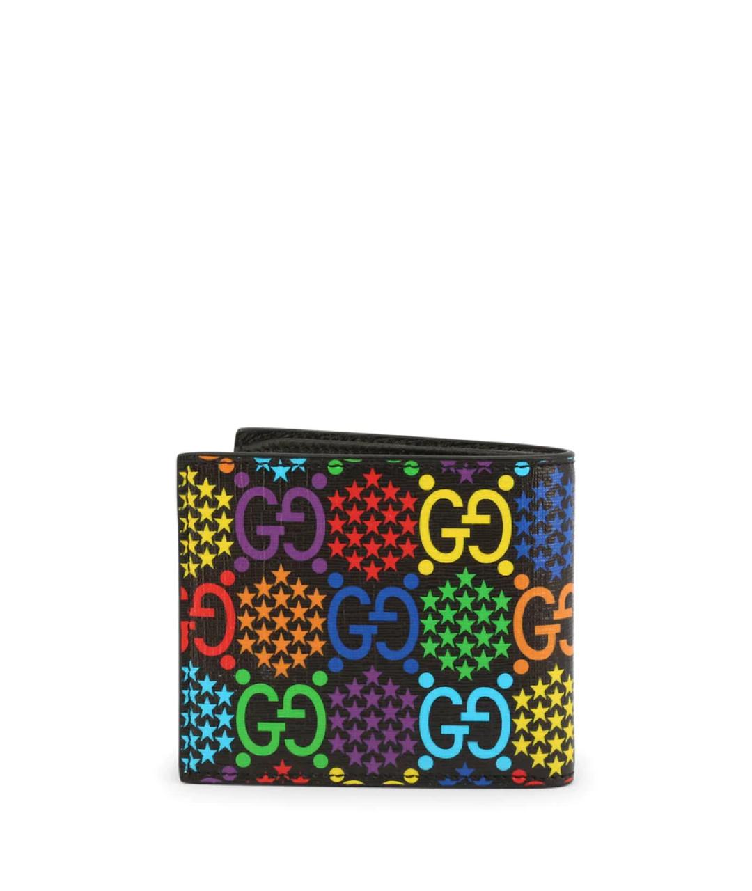 GUCCI Черный кожаный кошелек, фото 2