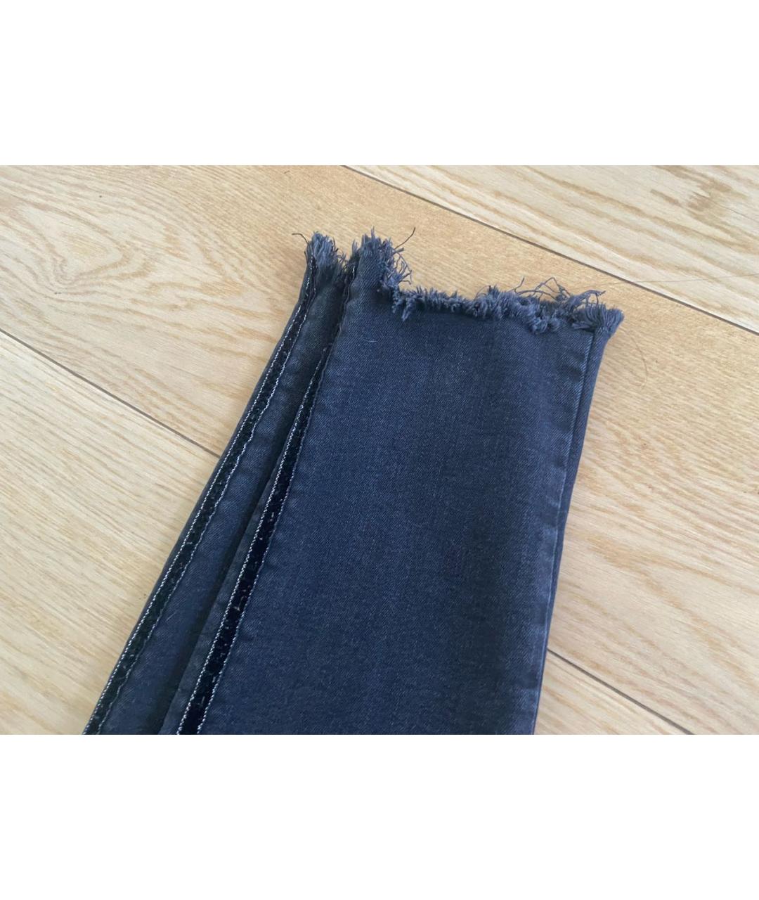LIU JO Серые хлопко-эластановые джинсы слим, фото 5