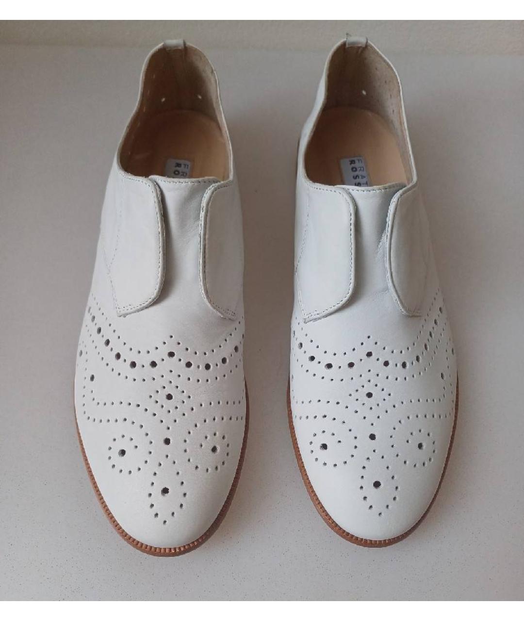 FRATELLI ROSSETTI Белые нубуковые туфли, фото 2