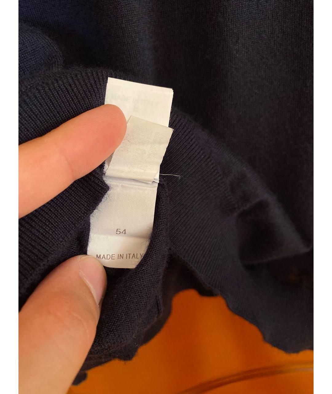 BRUNELLO CUCINELLI Темно-синий кашемировый кардиган, фото 3