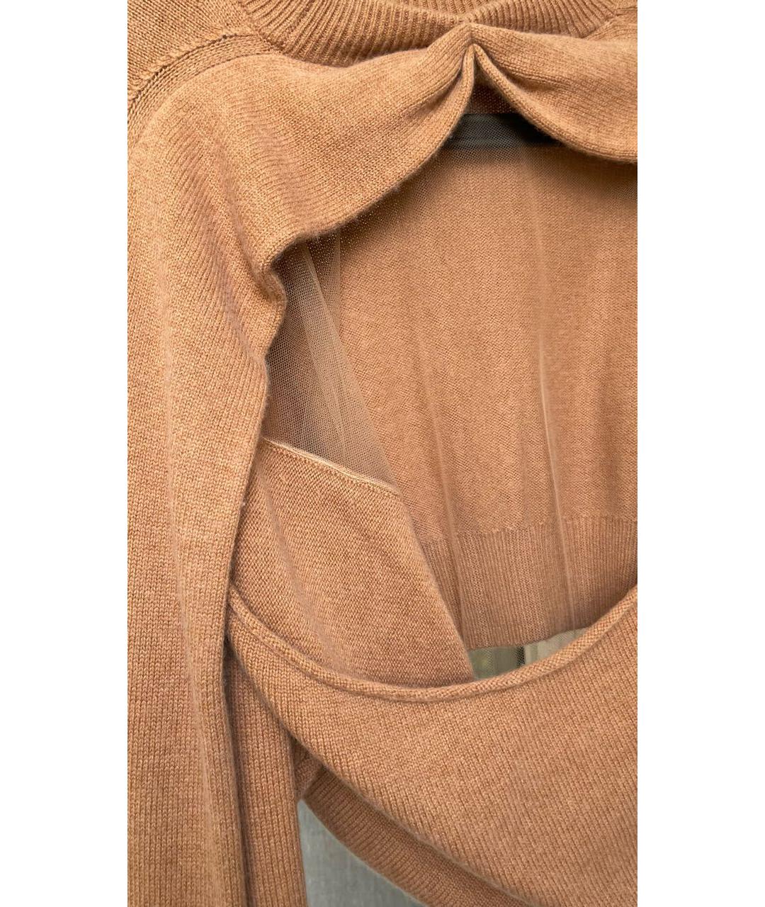 ALEXANDER WANG Коричневый шерстяной джемпер / свитер, фото 4