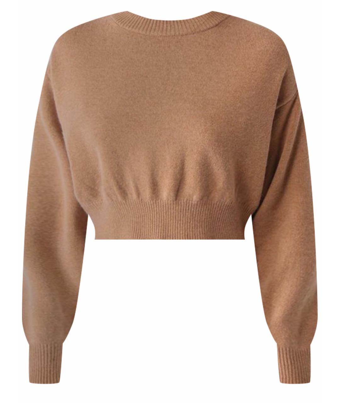 ALEXANDER WANG Коричневый шерстяной джемпер / свитер, фото 1