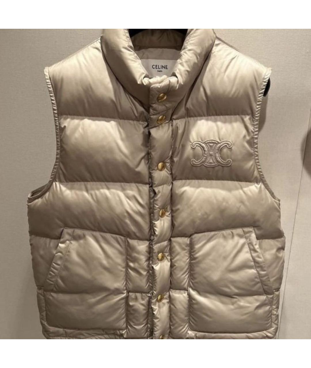 CELINE Бежевый жилет, фото 2