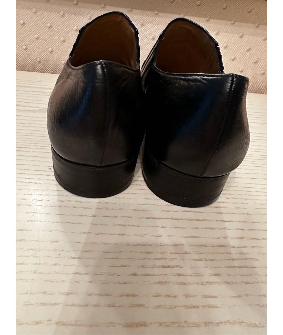 ARTIOLI Черные кожаные туфли, фото 6