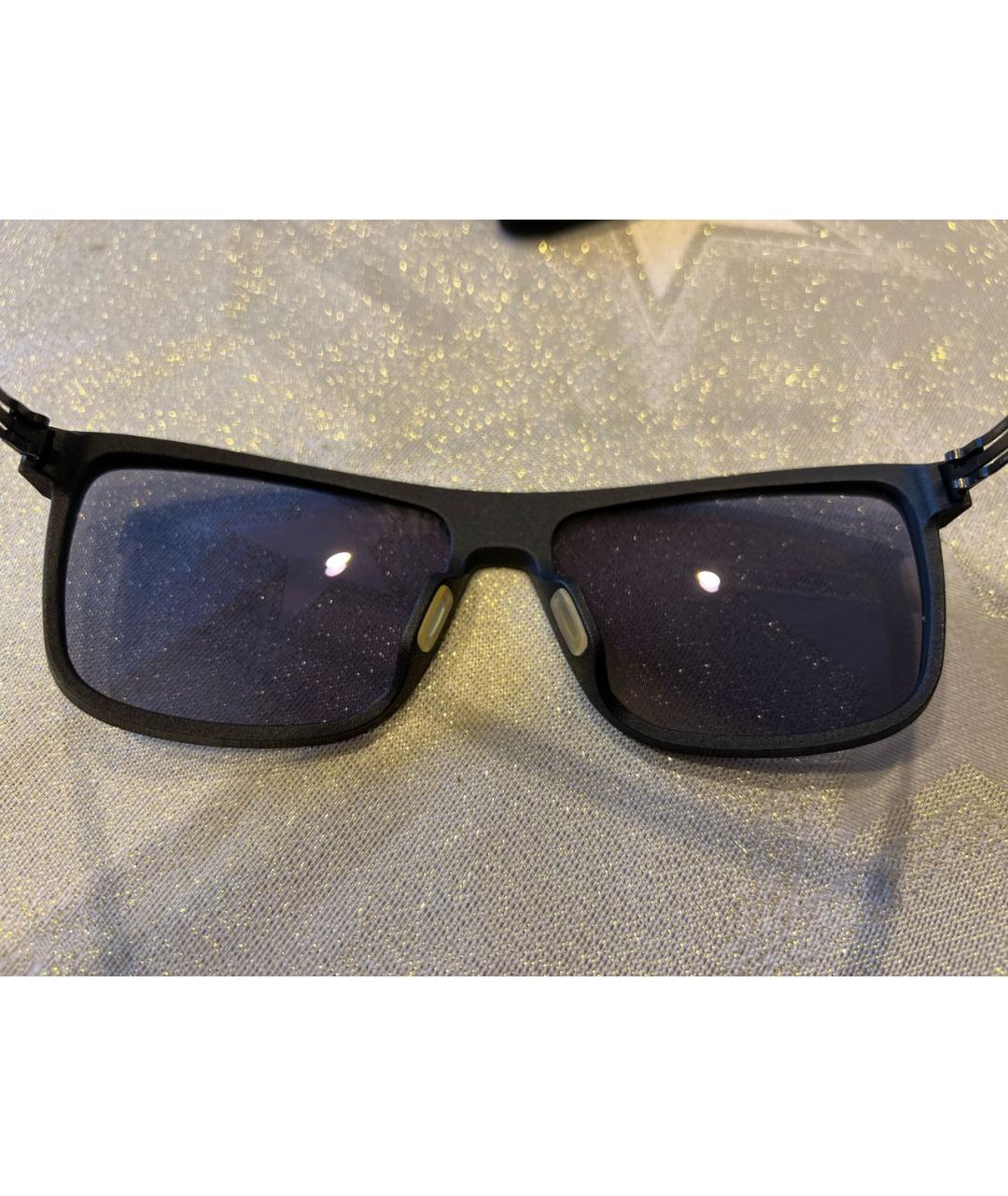 ICBERLIN Черные пластиковые солнцезащитные очки, фото 6