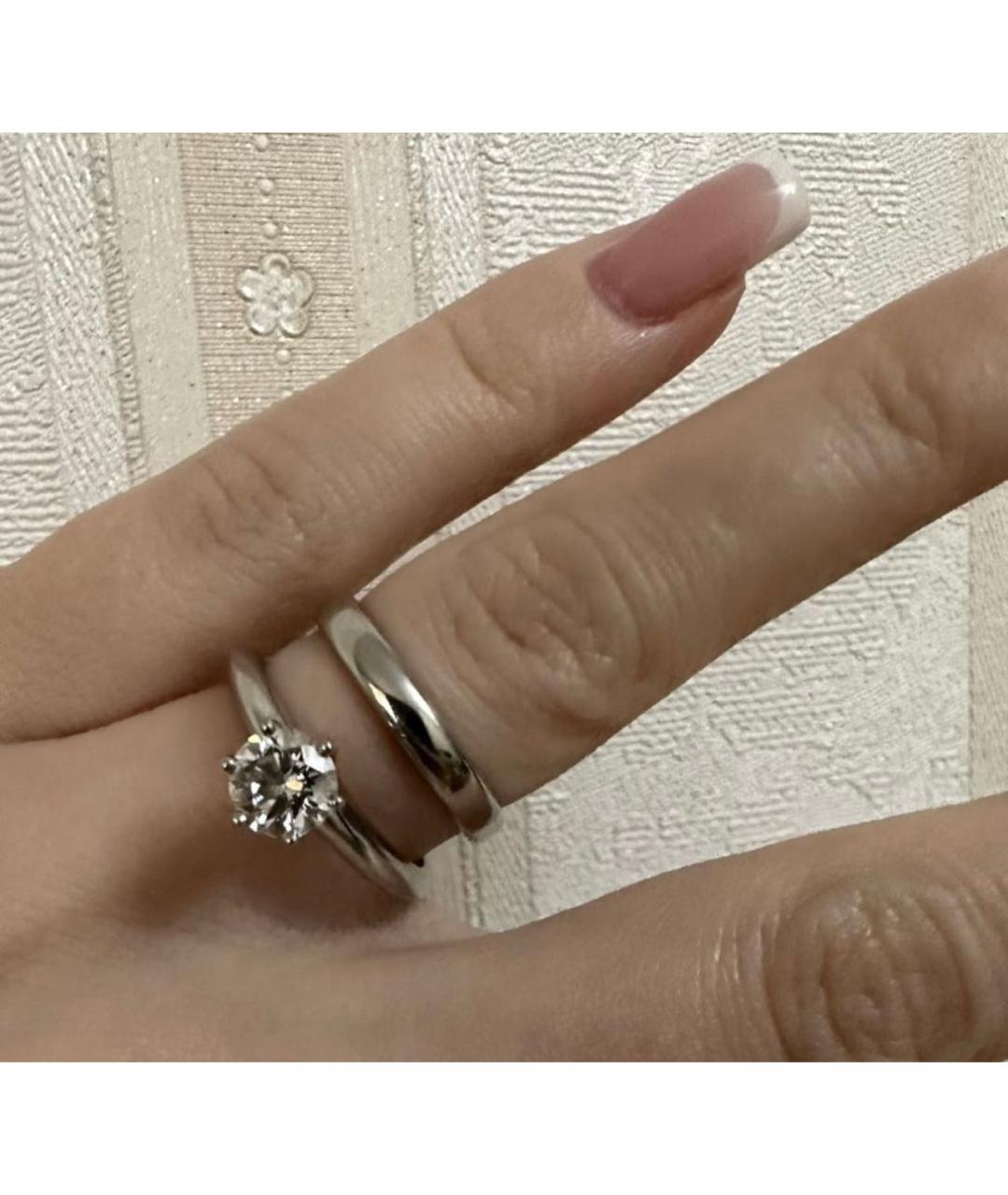 TIFFANY&CO Платиновое кольцо, фото 5