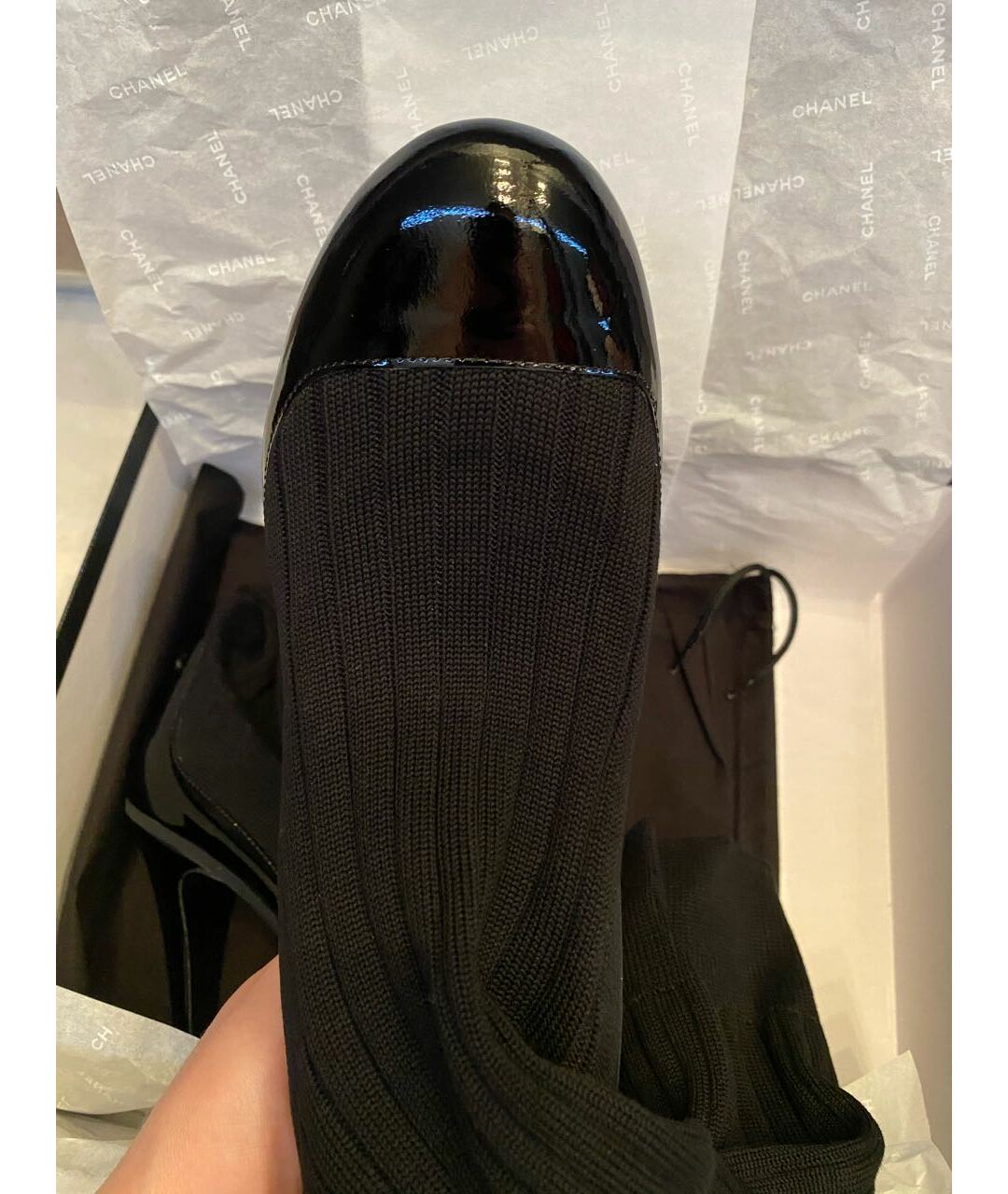 CHANEL PRE-OWNED Черные туфли, фото 8