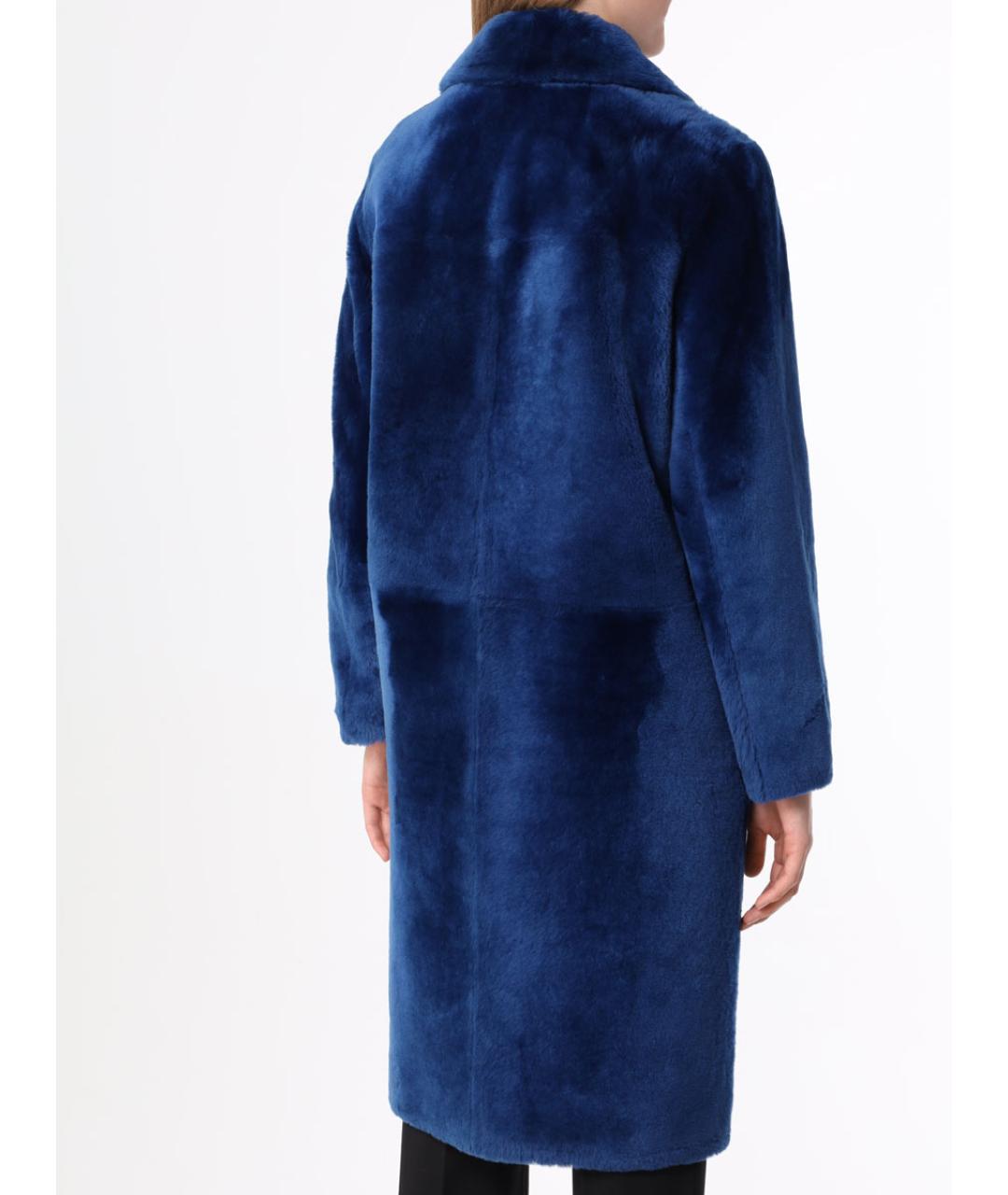 YVES SALOMON Синяя шуба, фото 3