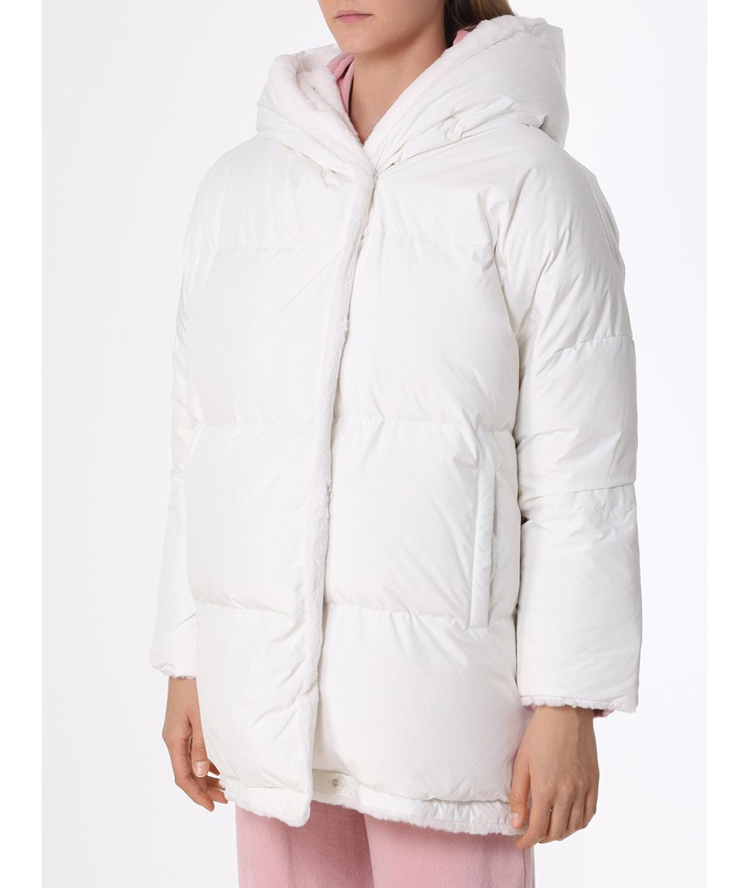 YVES SALOMON Белый пуховик, фото 4