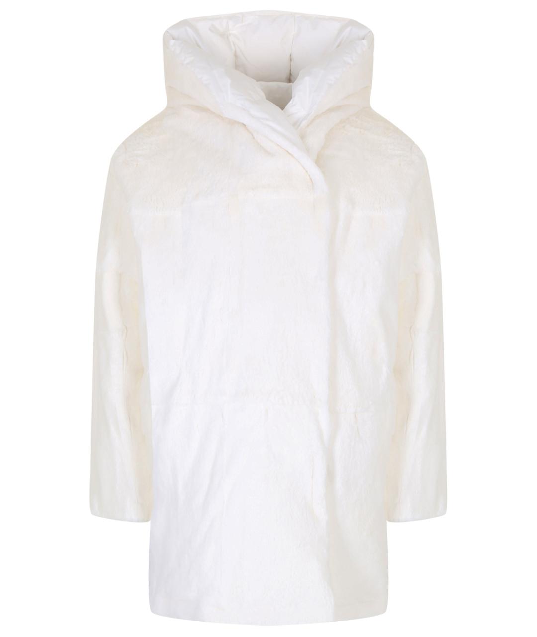 YVES SALOMON Белый пуховик, фото 6