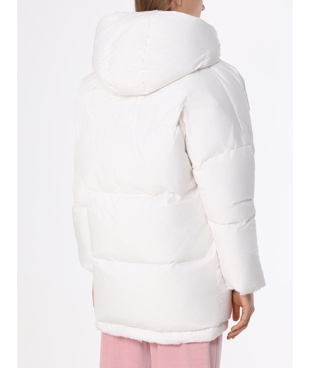 YVES SALOMON Белый пуховик, фото 3