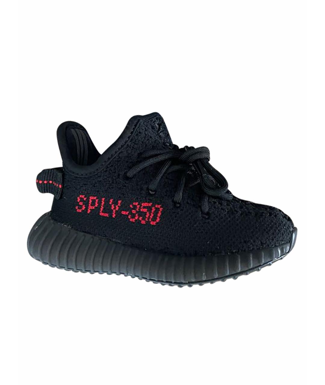 ADIDAS YEEZY Черные кеды, фото 1