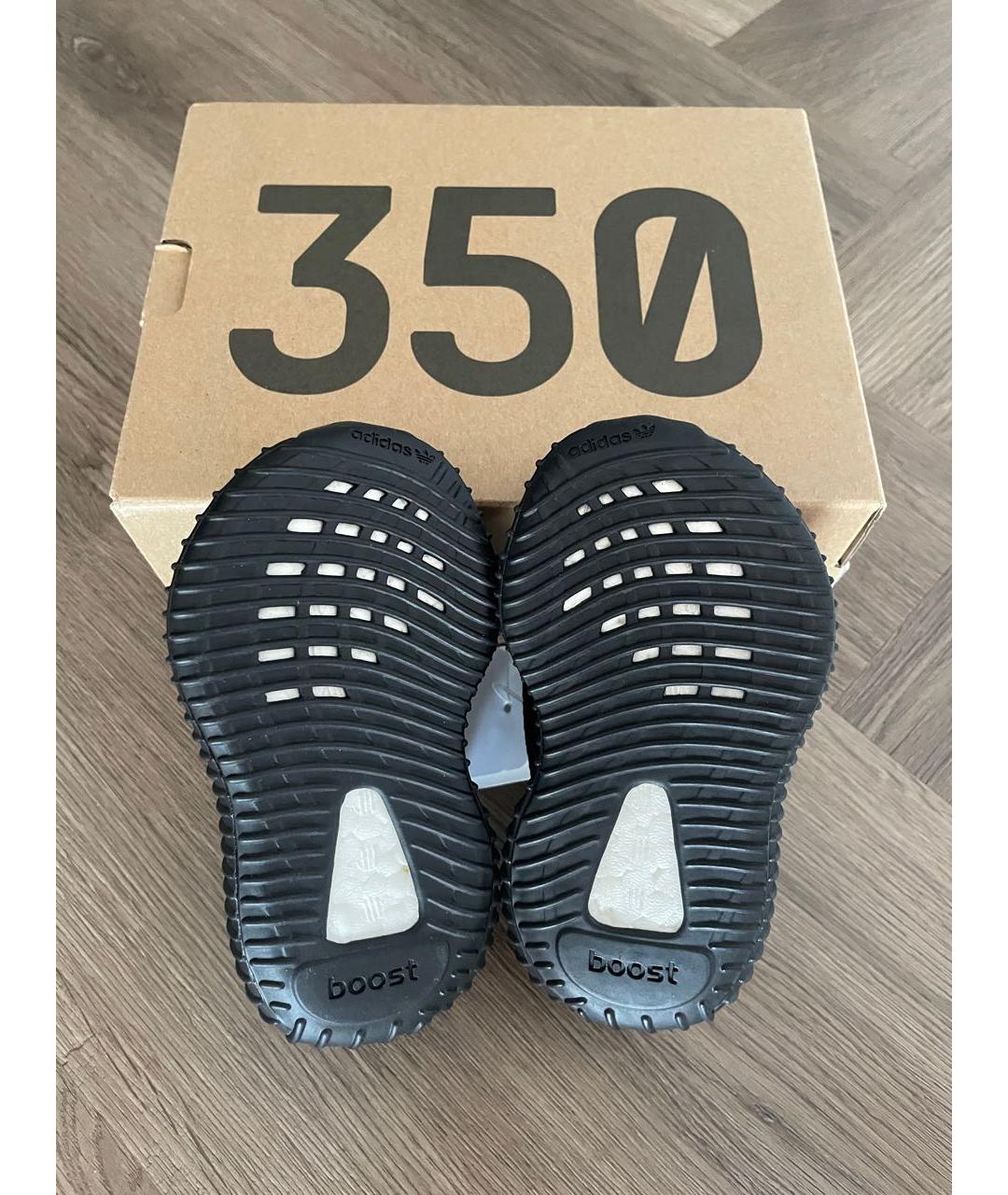 ADIDAS YEEZY Черные кеды, фото 5