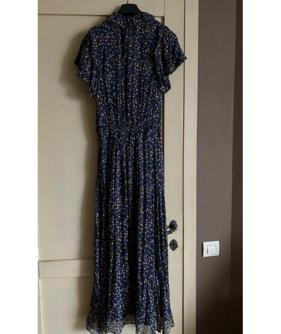 ZADIG & VOLTAIRE Темно-синее вискозное повседневное платье, фото 2