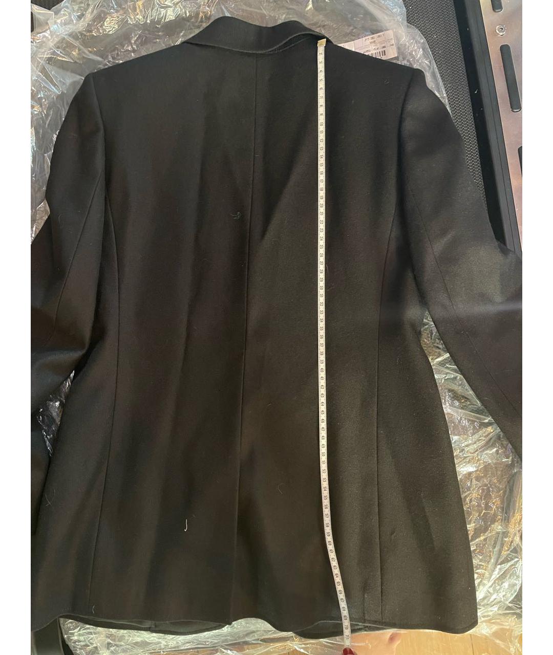 SAINT LAURENT Черный шерстяной жакет/пиджак, фото 2