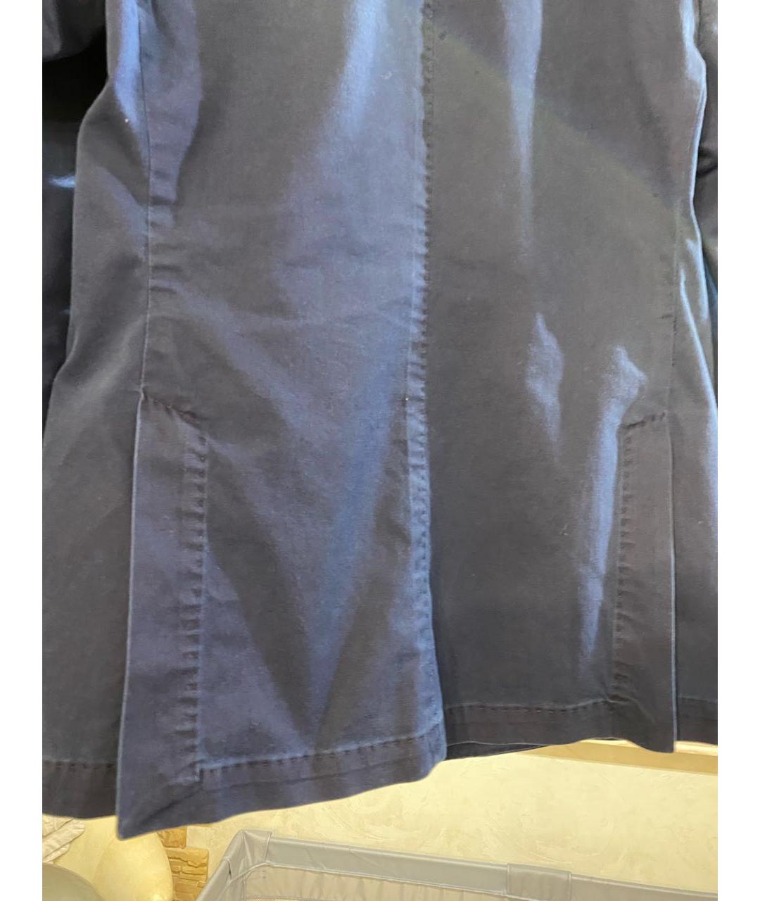 ETRO Синий хлопковый пиджак, фото 4