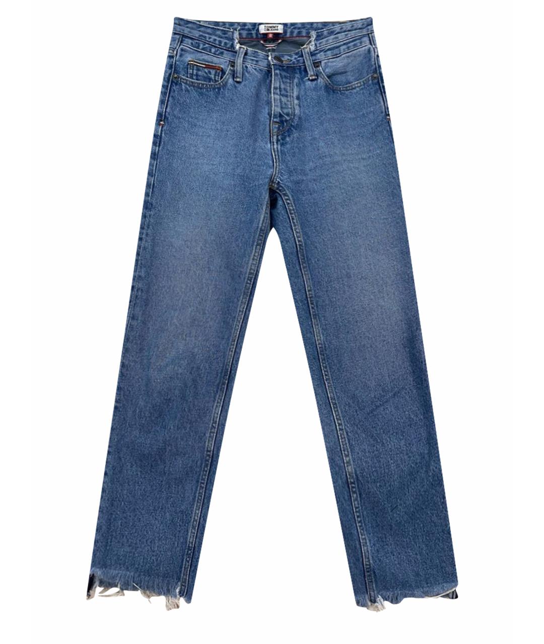 TOMMY HILFIGER Синие хлопковые прямые джинсы, фото 1