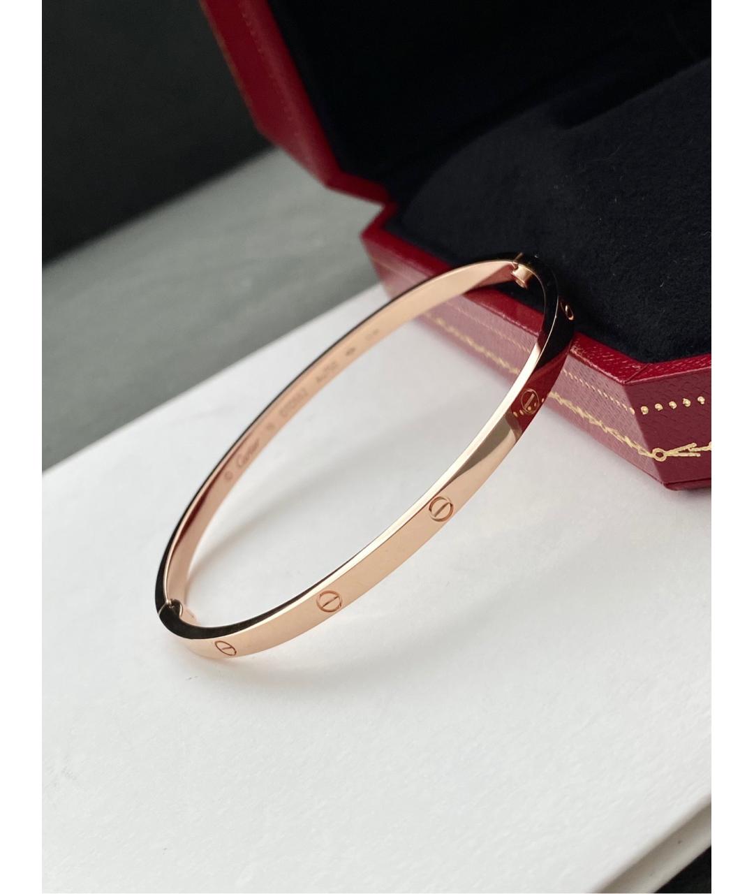 CARTIER Золотой браслет из розового золота, фото 4
