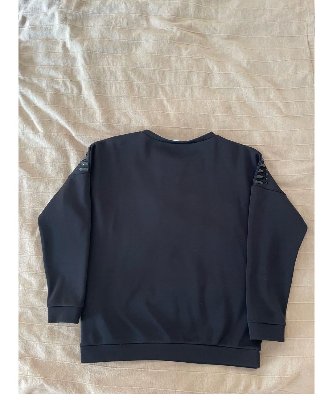 BLUMARINE Черный полиэстеровый джемпер / свитер, фото 2