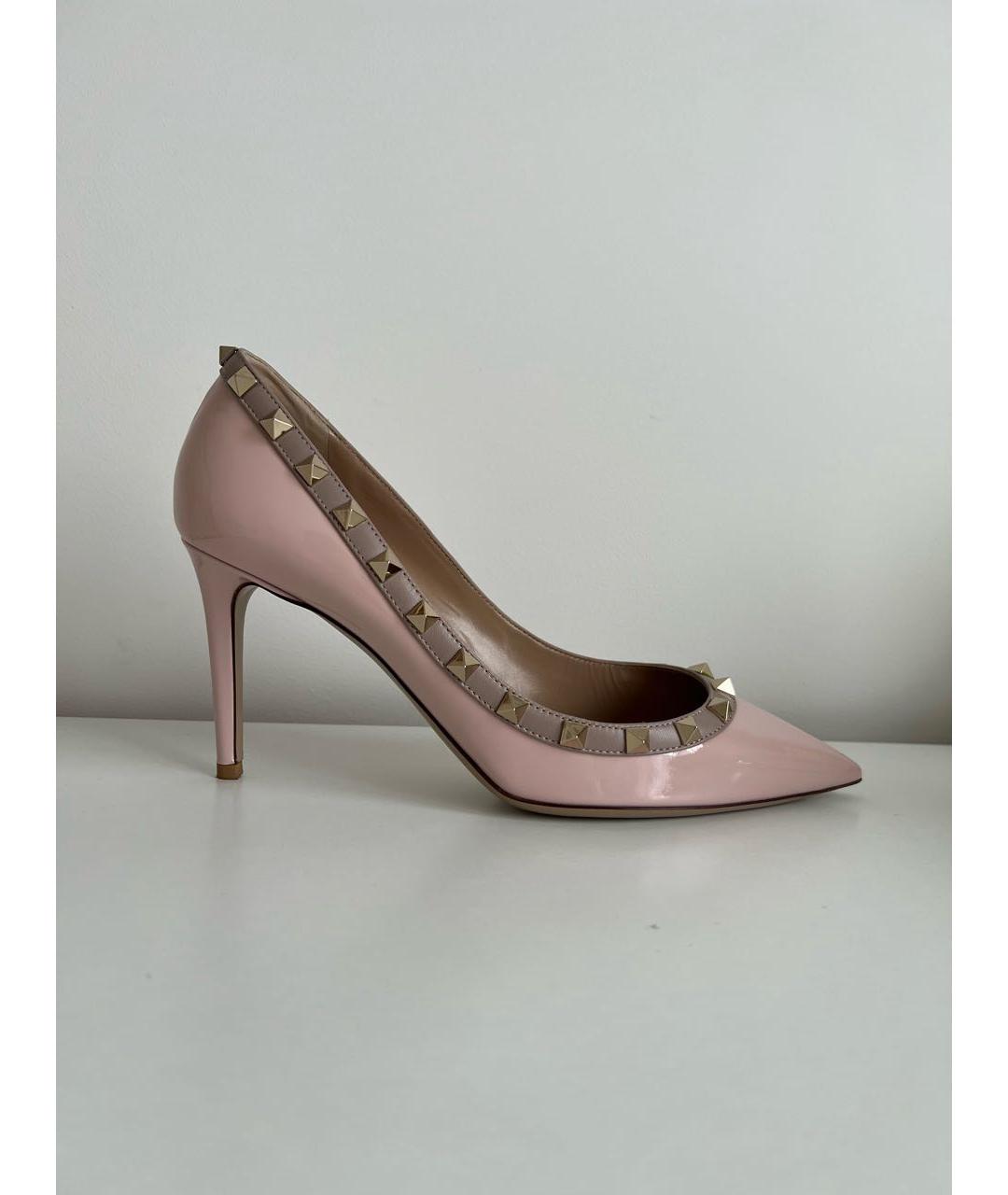 VALENTINO Розовые туфли из лакированной кожи, фото 8