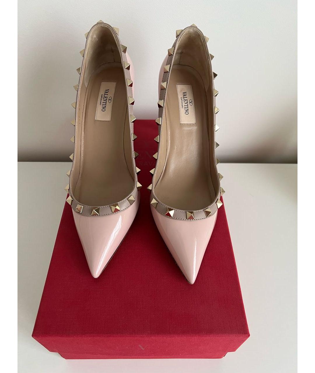 VALENTINO Розовые туфли из лакированной кожи, фото 2