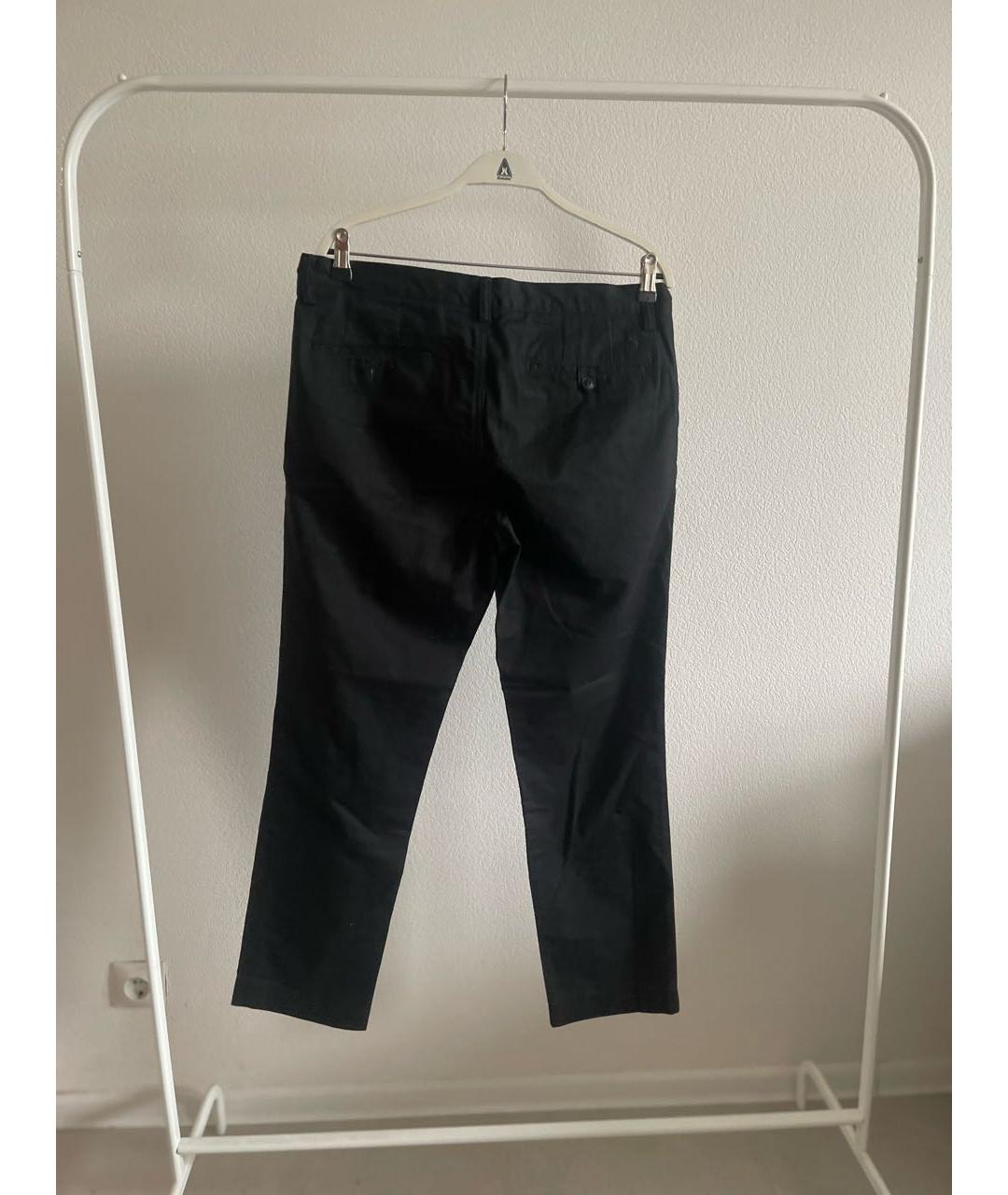 POLO RALPH LAUREN Черные хлопковые брюки чинос, фото 2
