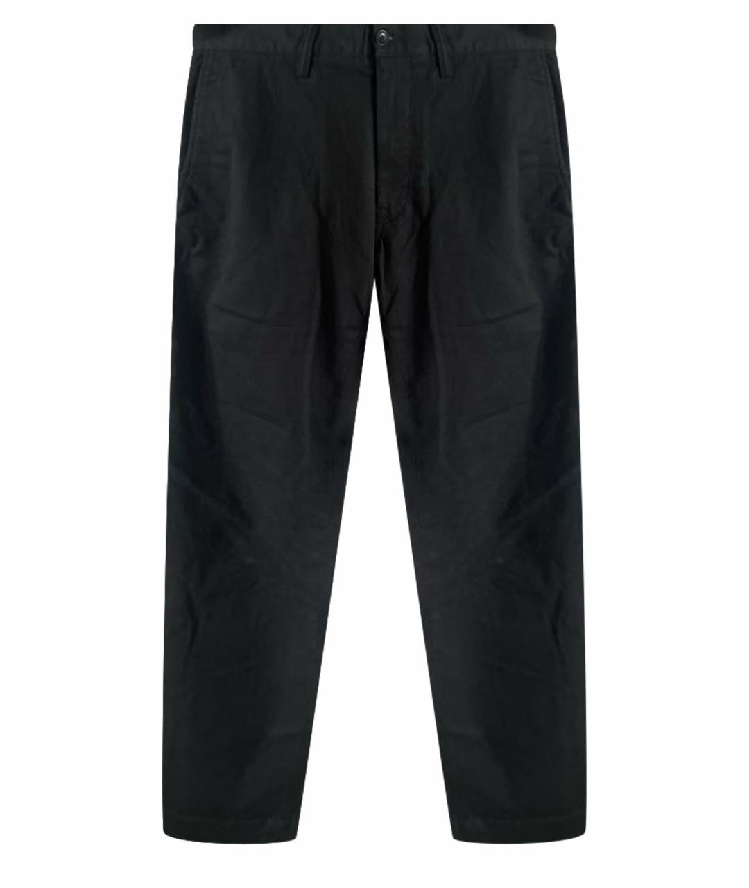POLO RALPH LAUREN Черные хлопковые брюки чинос, фото 1