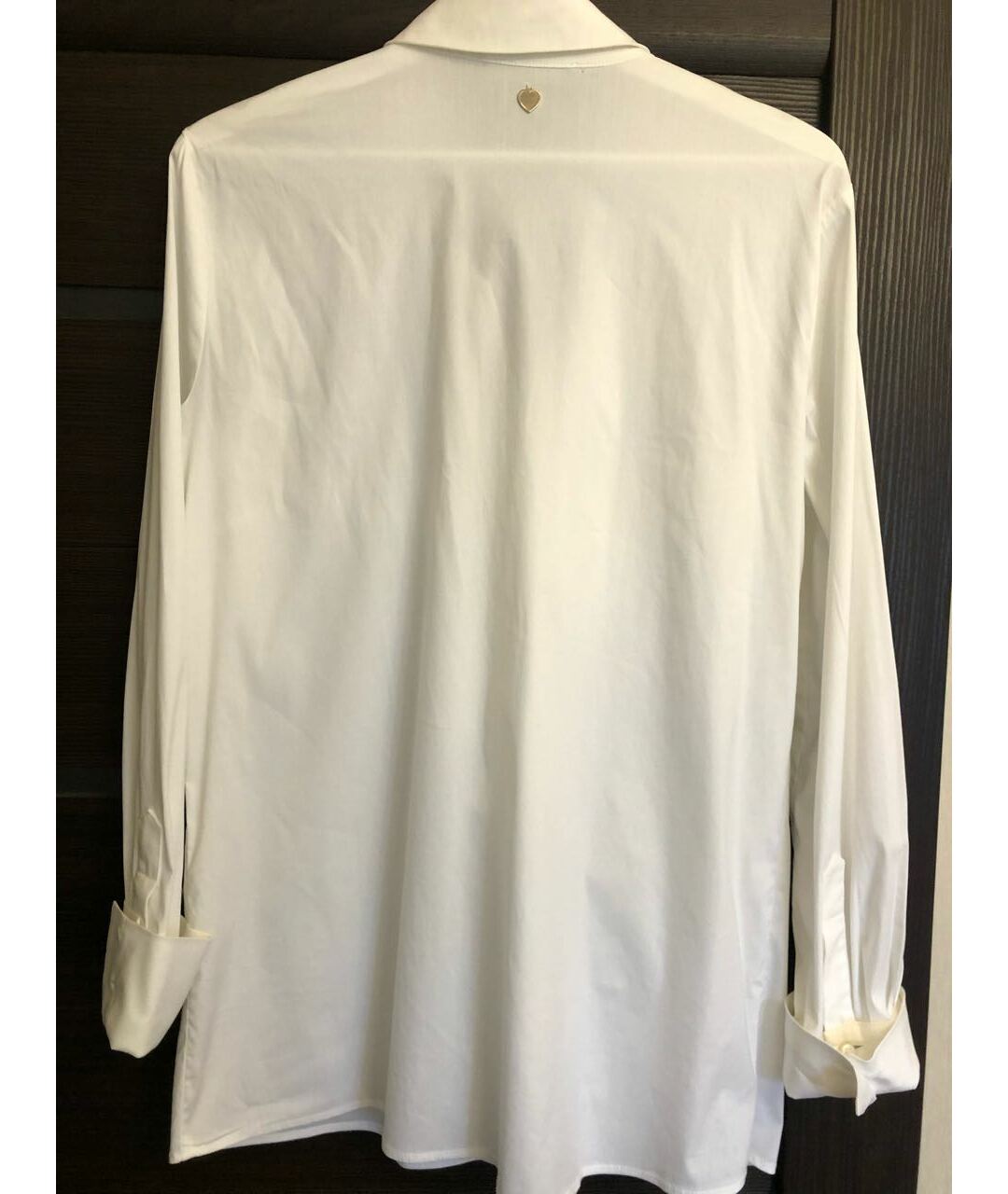 TWIN-SET Белая хлопковая рубашка, фото 3