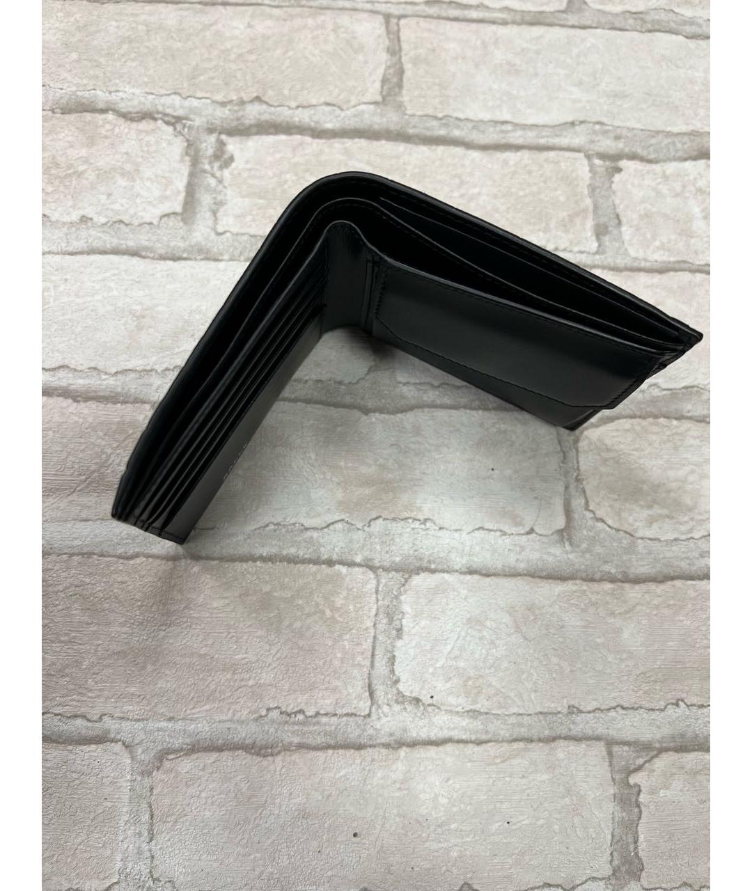 BALLY Черный кожаный кошелек, фото 3