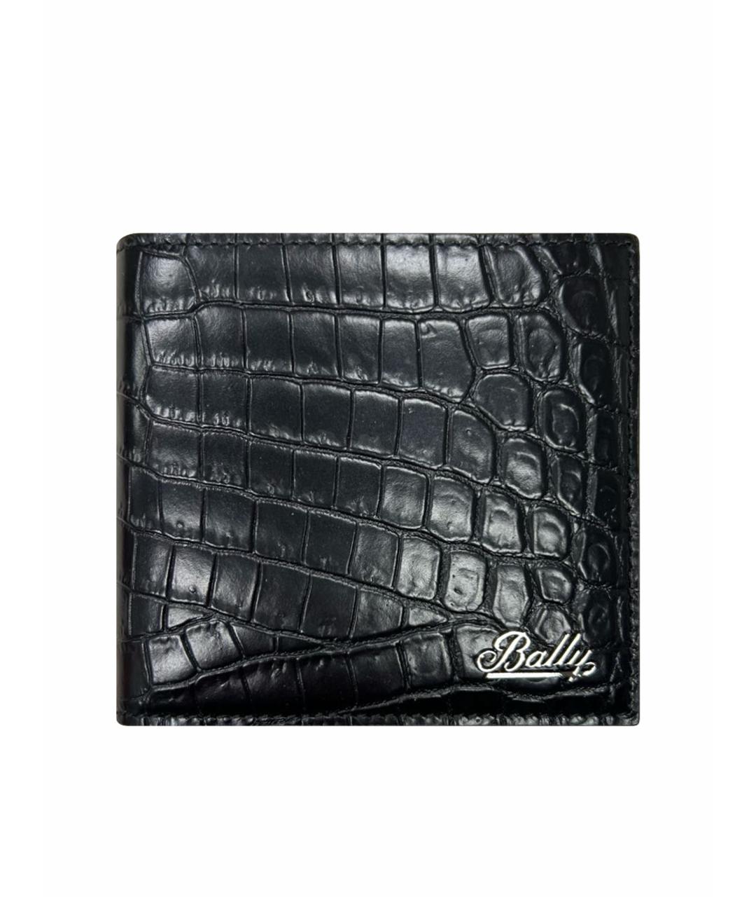 BALLY Черный кожаный кошелек, фото 1