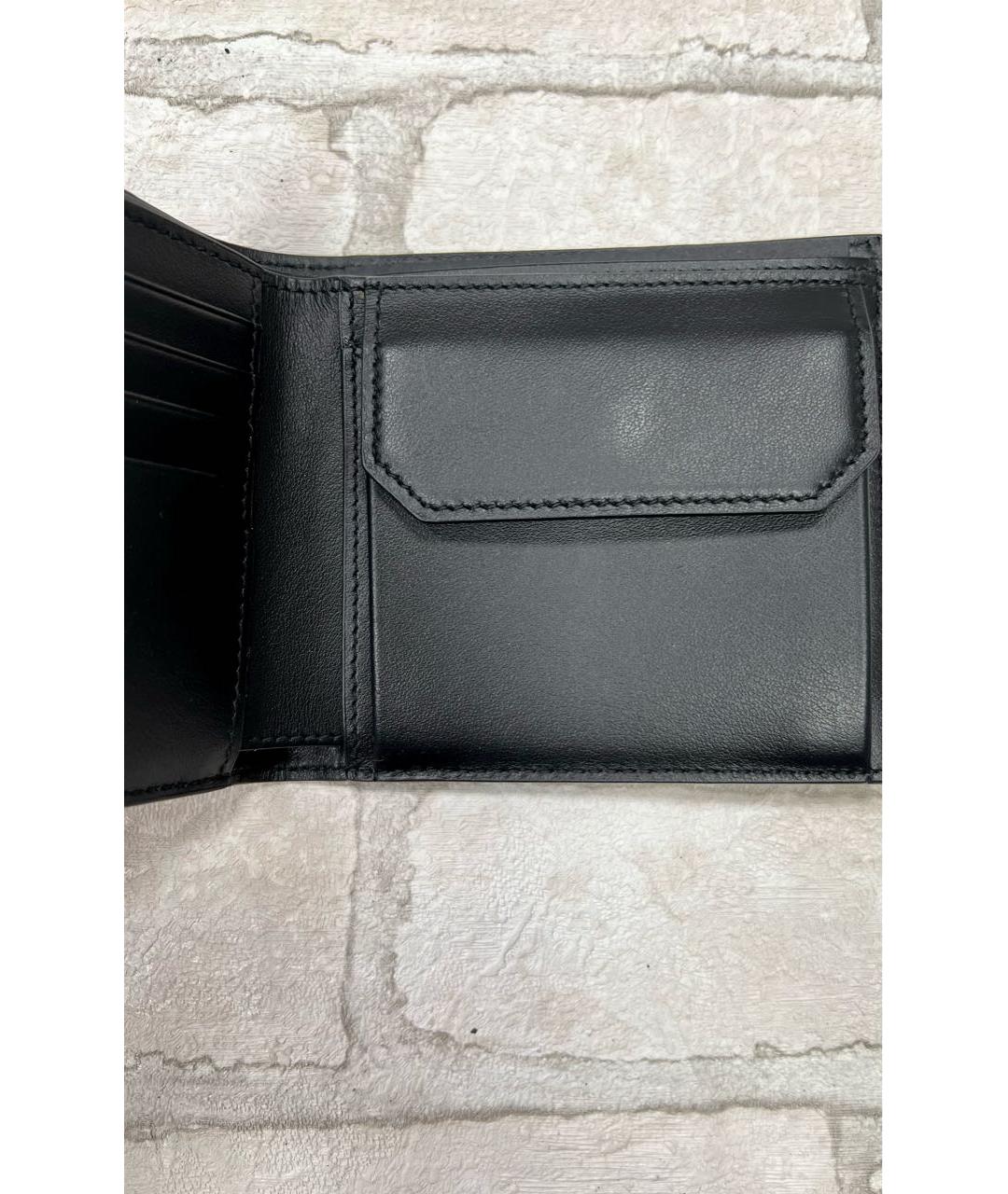 BALLY Черный кожаный кошелек, фото 5