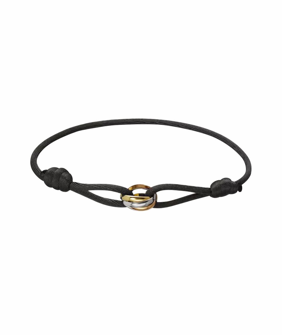 CARTIER Черный браслет из желтого золота, фото 1