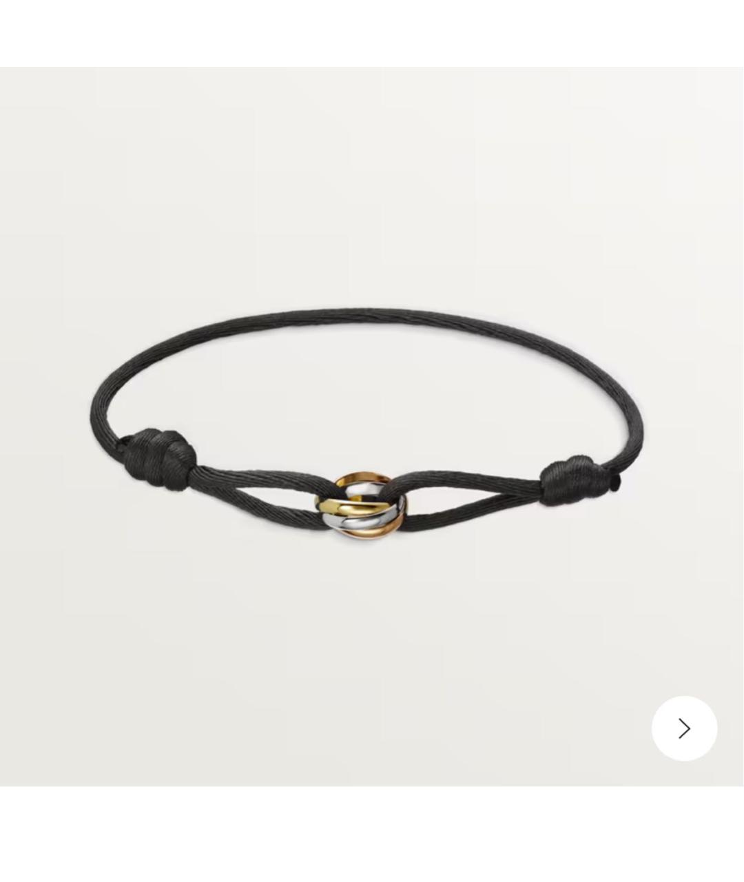 CARTIER Черный браслет из желтого золота, фото 5