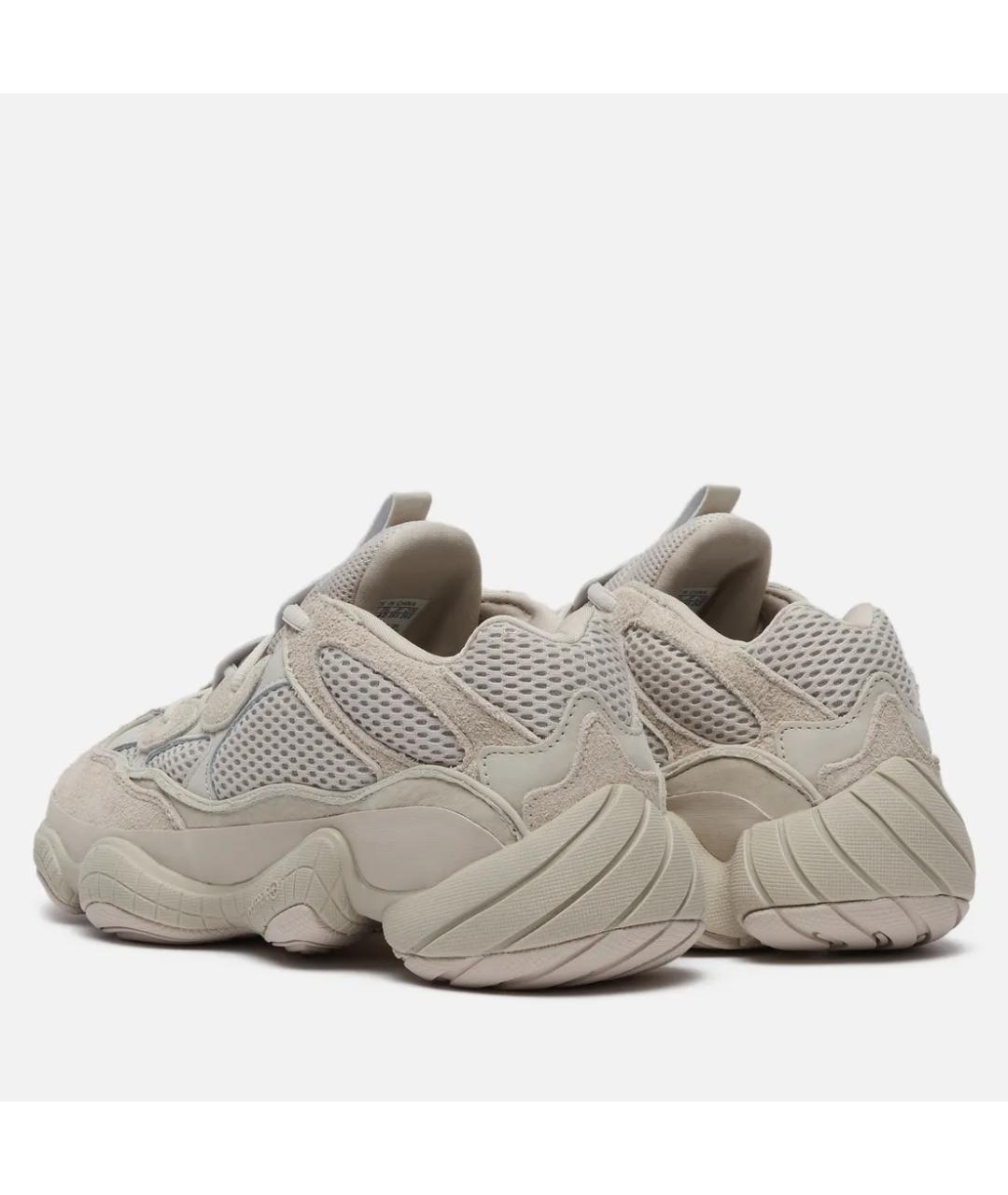 ADIDAS YEEZY Бежевые замшевые кроссовки, фото 5