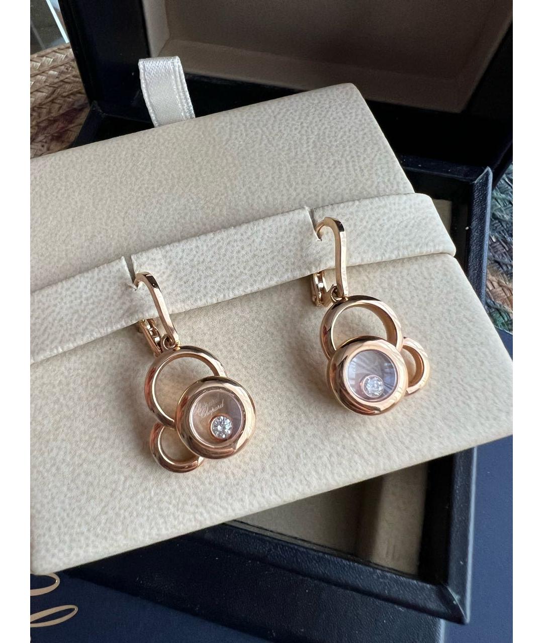 CHOPARD Желтые серьги из желтого золота, фото 5