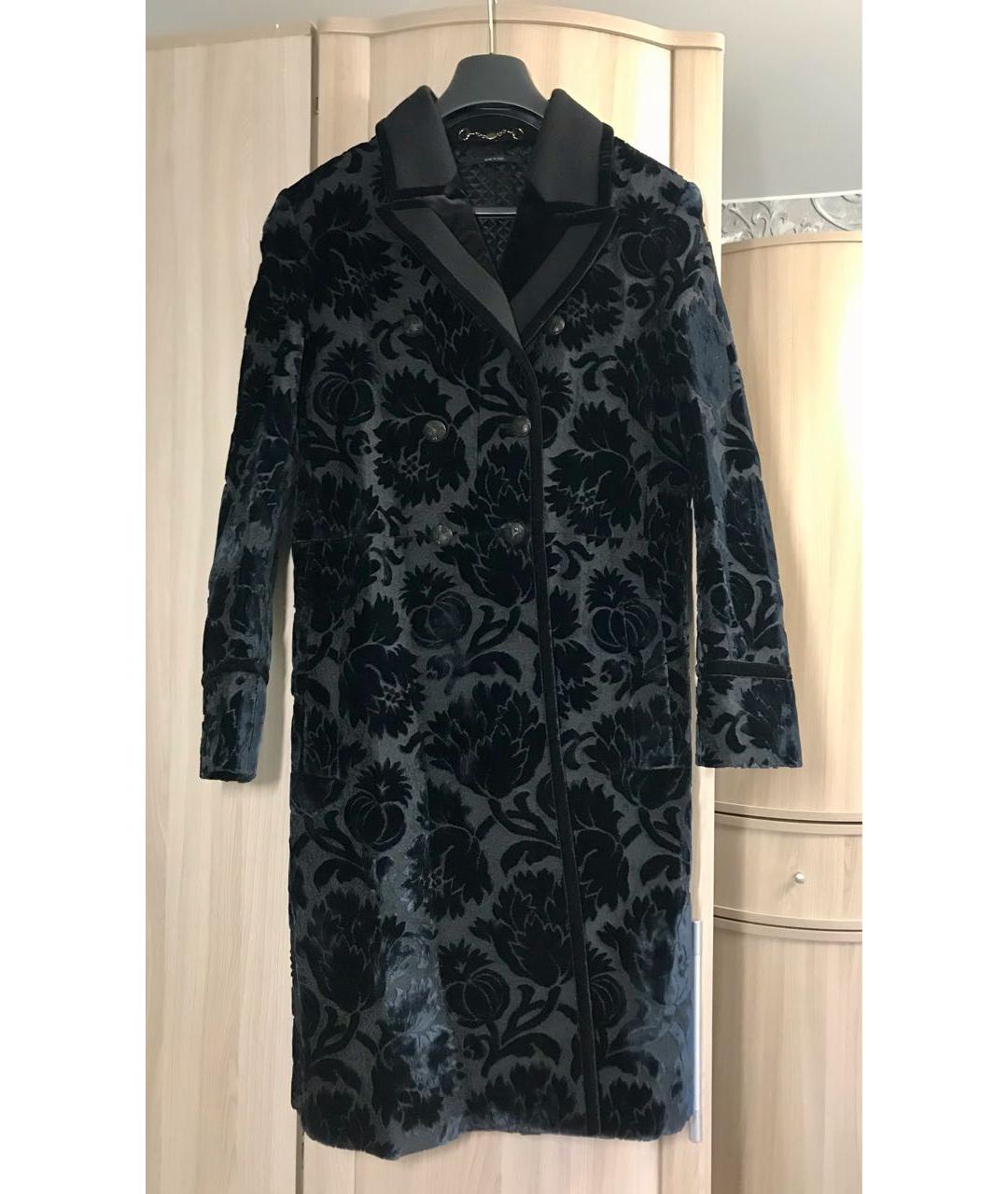 GUCCI Черное бархатное пальто, фото 9