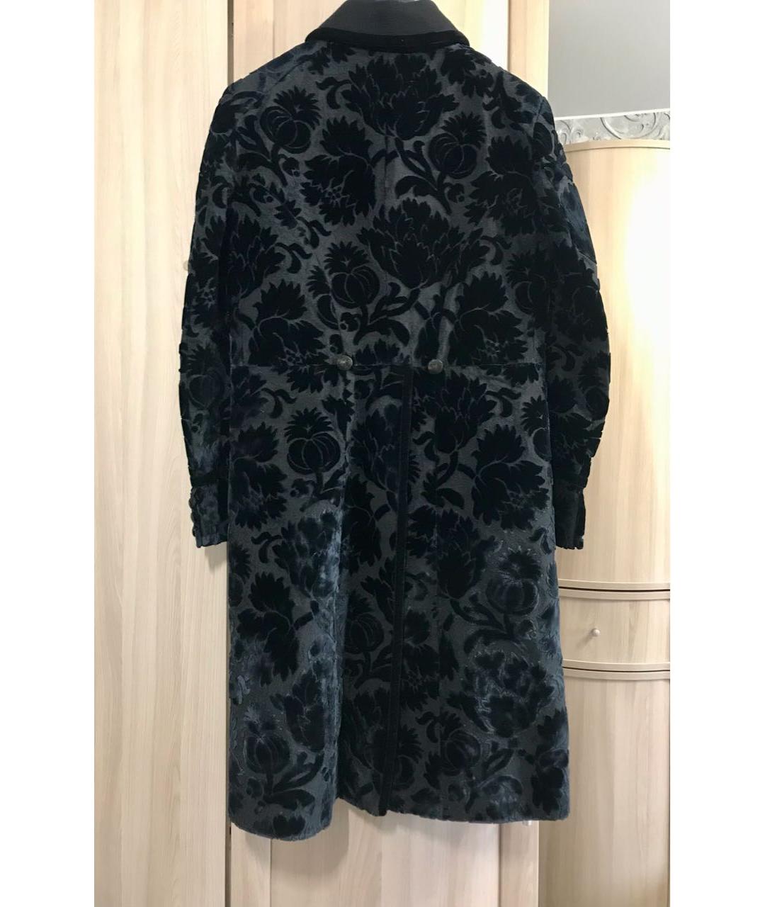 GUCCI Черное бархатное пальто, фото 2