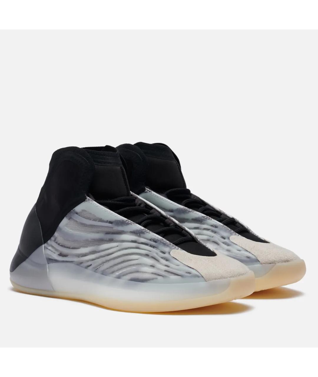 ADIDAS YEEZY Серые высокие кроссовки / кеды, фото 2