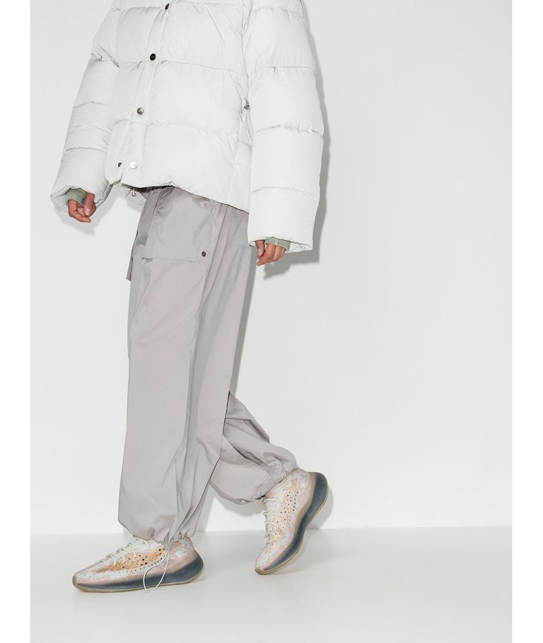 ADIDAS YEEZY Бежевые низкие кроссовки / кеды, фото 5
