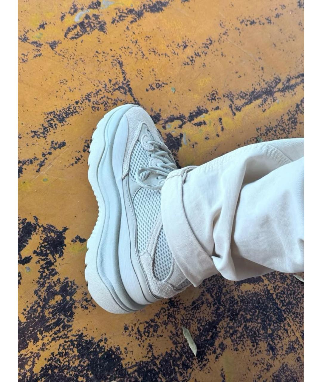 ADIDAS YEEZY Серые замшевые ботинки, фото 5