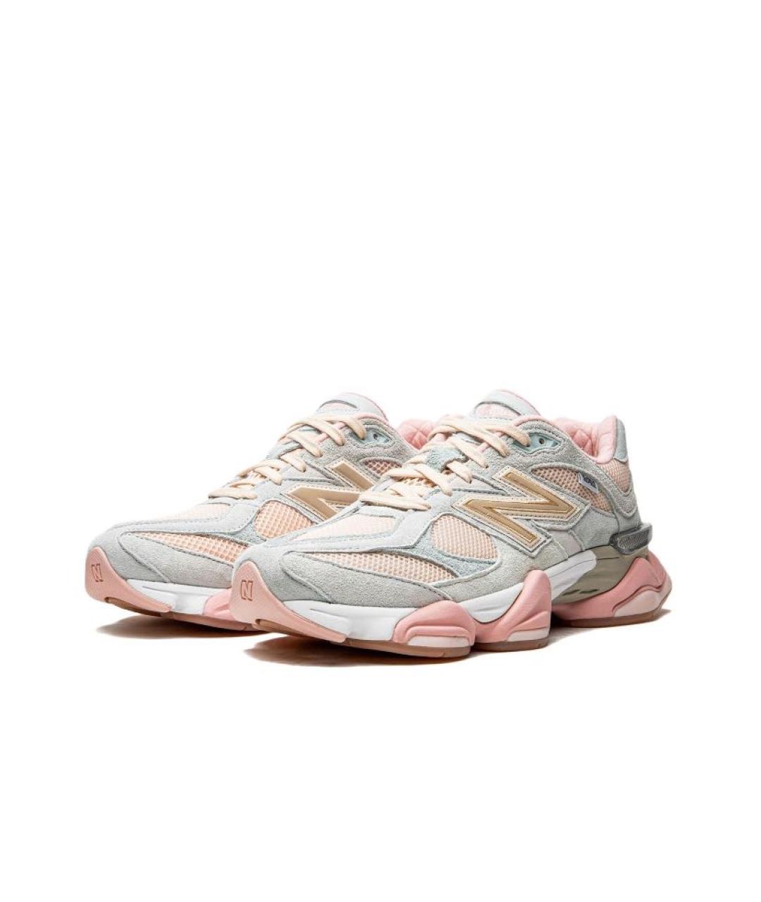 NEW BALANCE Голубые замшевые низкие кроссовки / кеды, фото 3