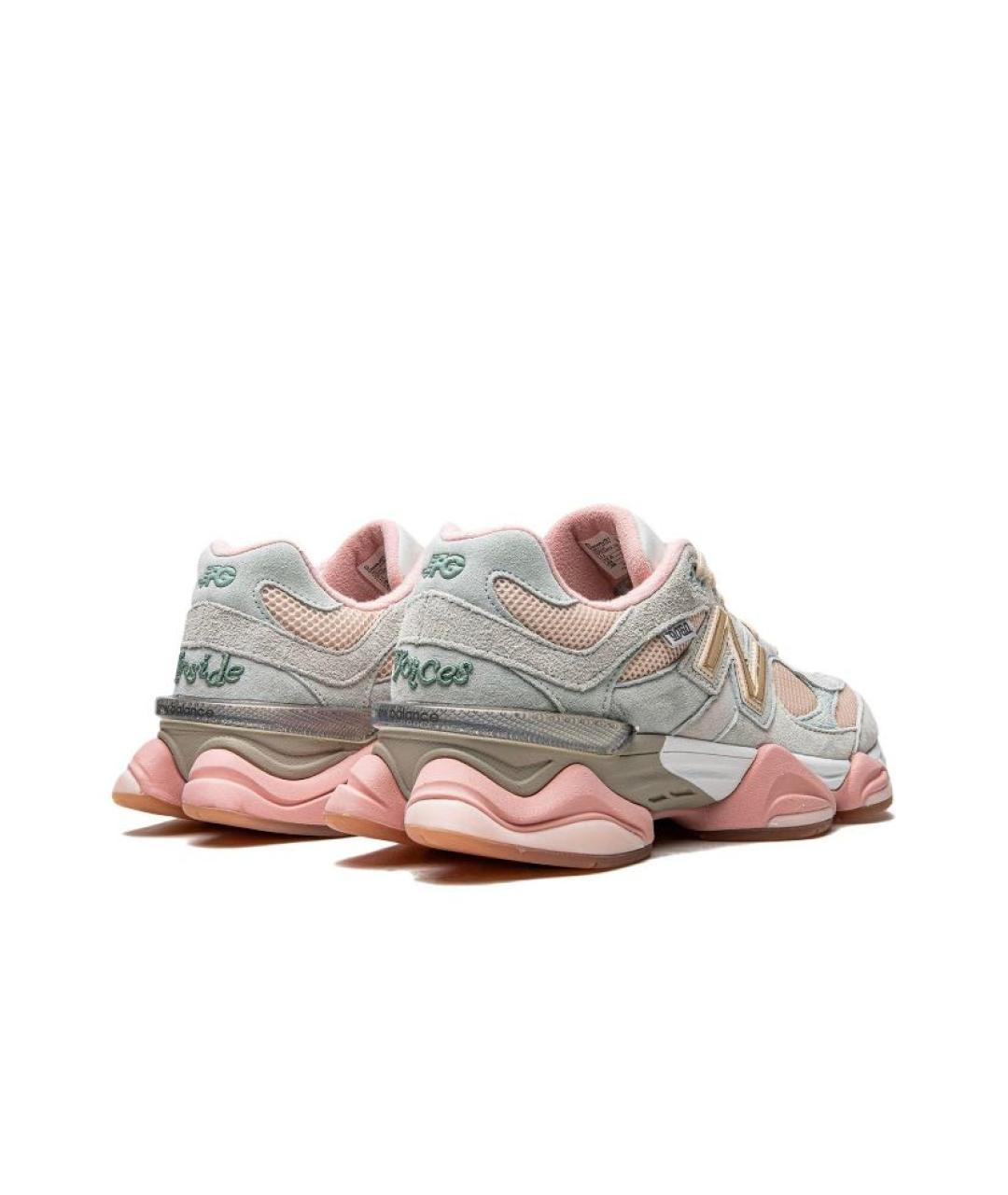 NEW BALANCE Голубые замшевые низкие кроссовки / кеды, фото 4