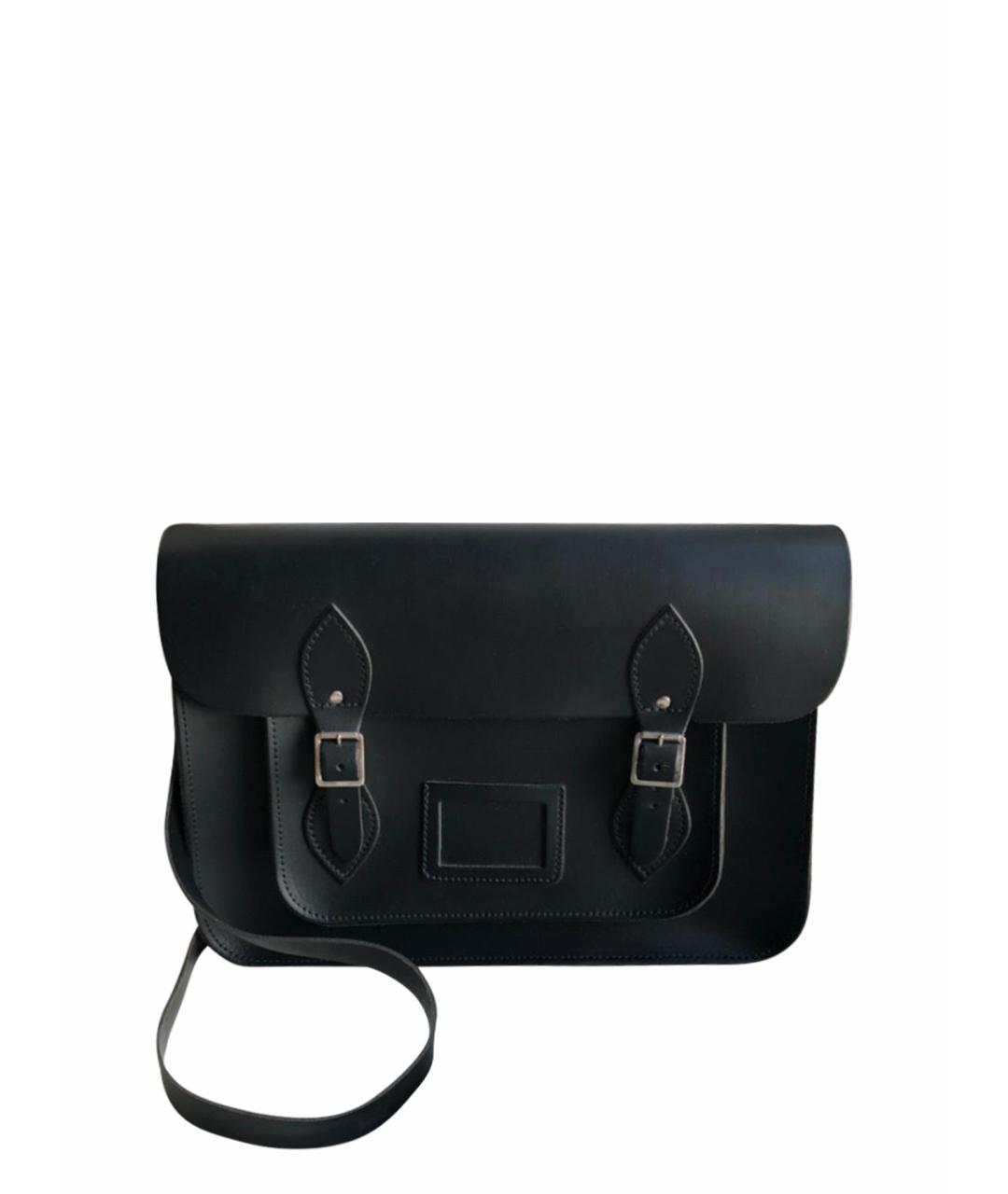 THE CAMBRIDGE SATCHEL COMPANY Черная кожаная сумка через плечо, фото 1