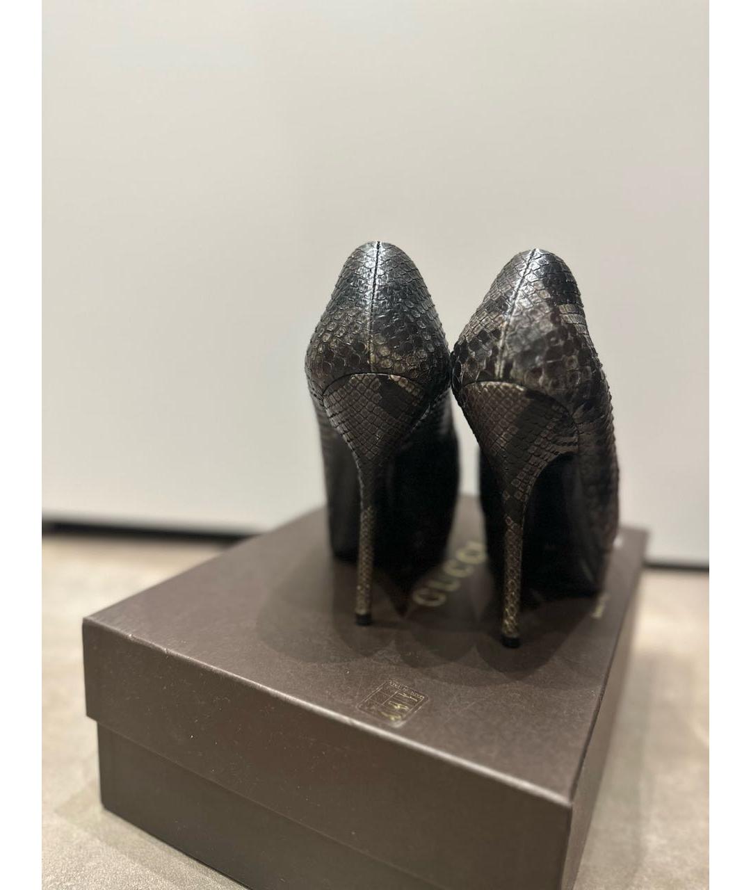 GUCCI Мульти туфли из экзотической кожи, фото 4