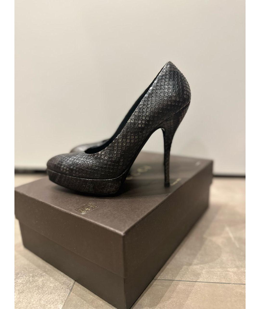 GUCCI Мульти туфли из экзотической кожи, фото 5